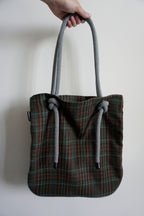 Ayva Tote - Dark Plaid