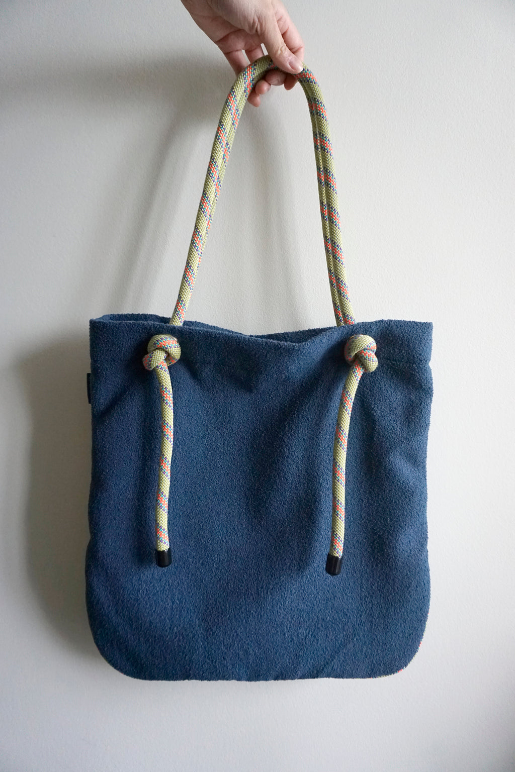 Ayva Tote - Fuzzy Blue