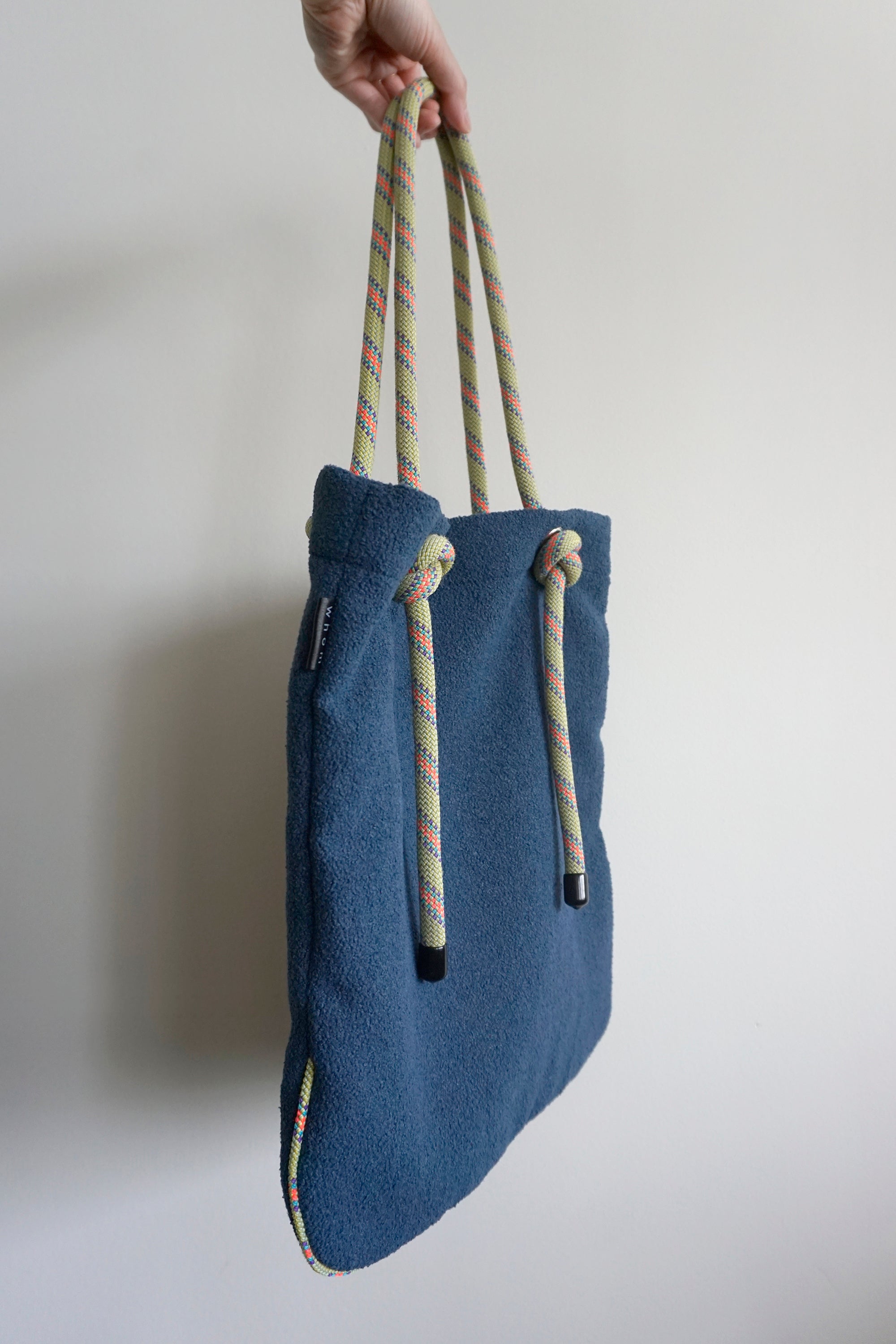 Ayva Tote - Fuzzy Blue