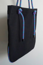 Ayva Tote - Black, Various Rope Colours