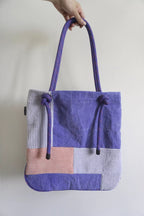 Ayva Tote - Patchwork Pink Purple