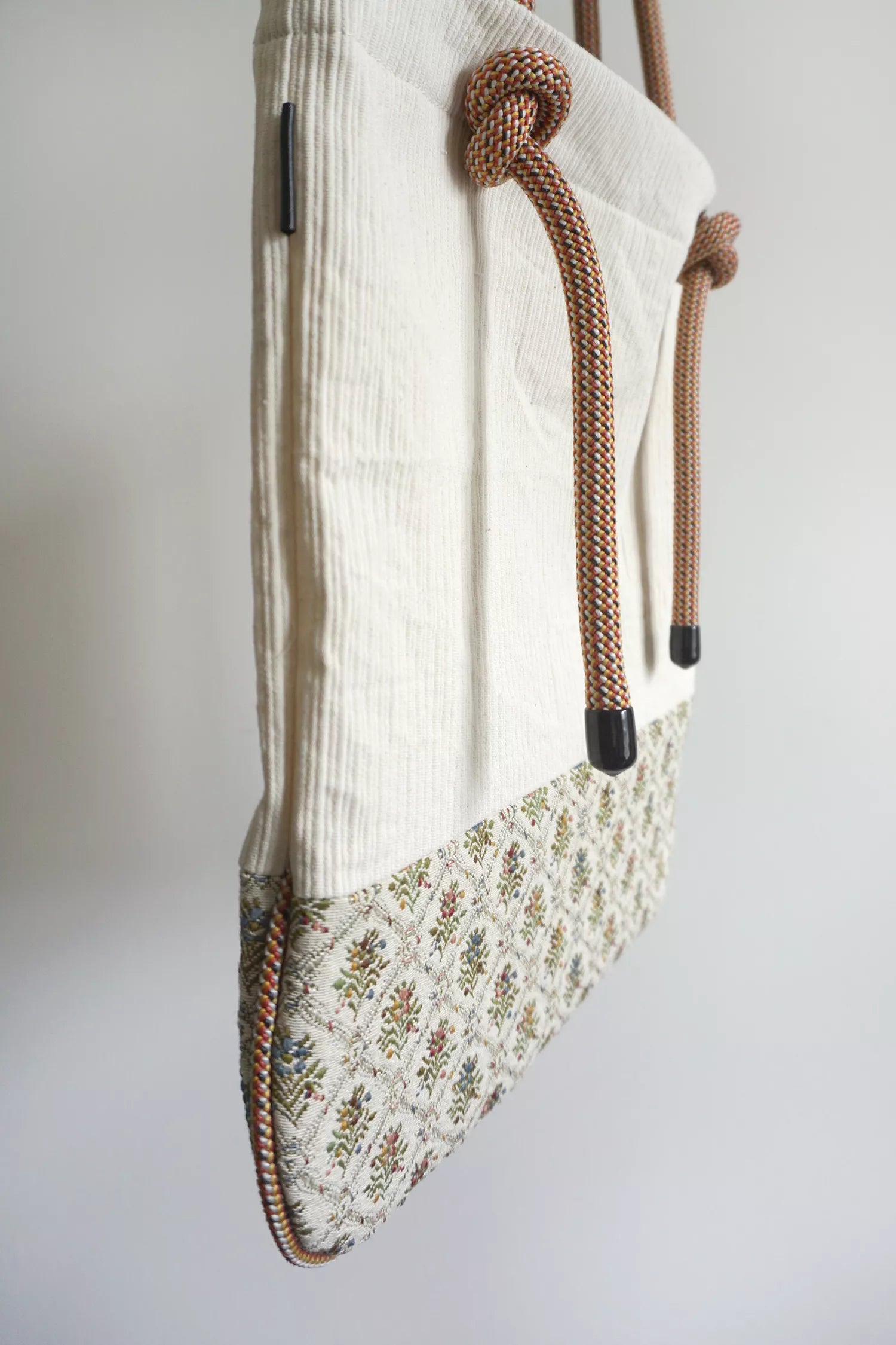 Ayva Tote - Patchwork Cream Floral