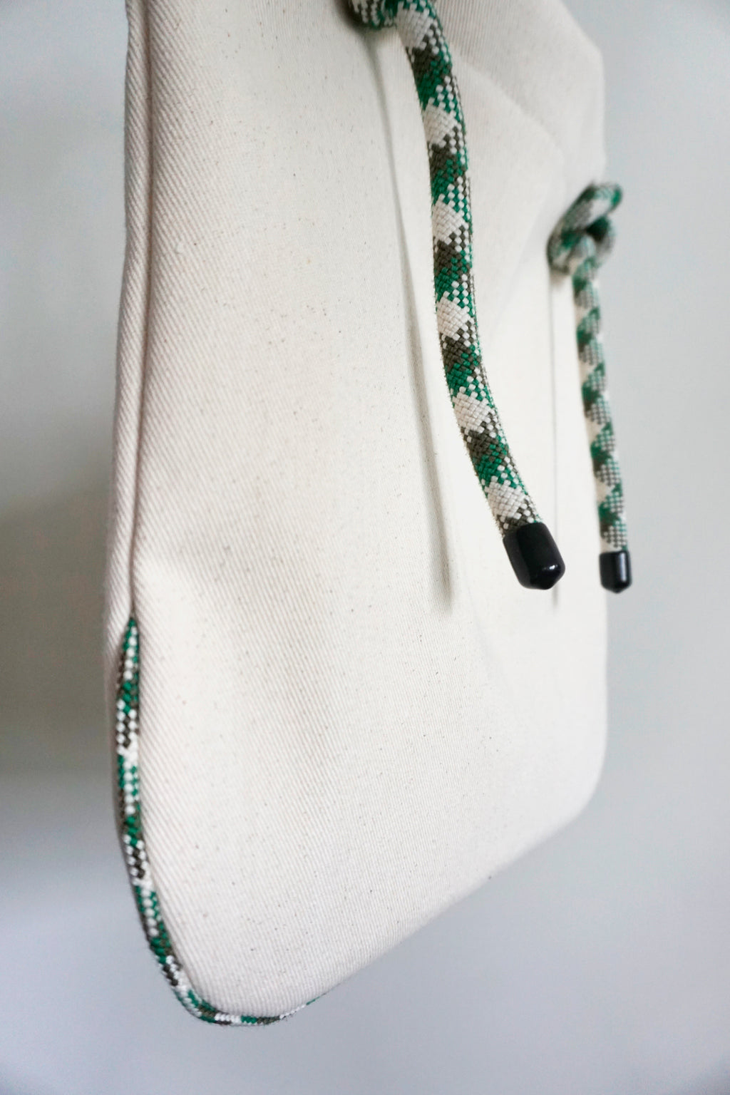 Ayva Tote - Cream Green