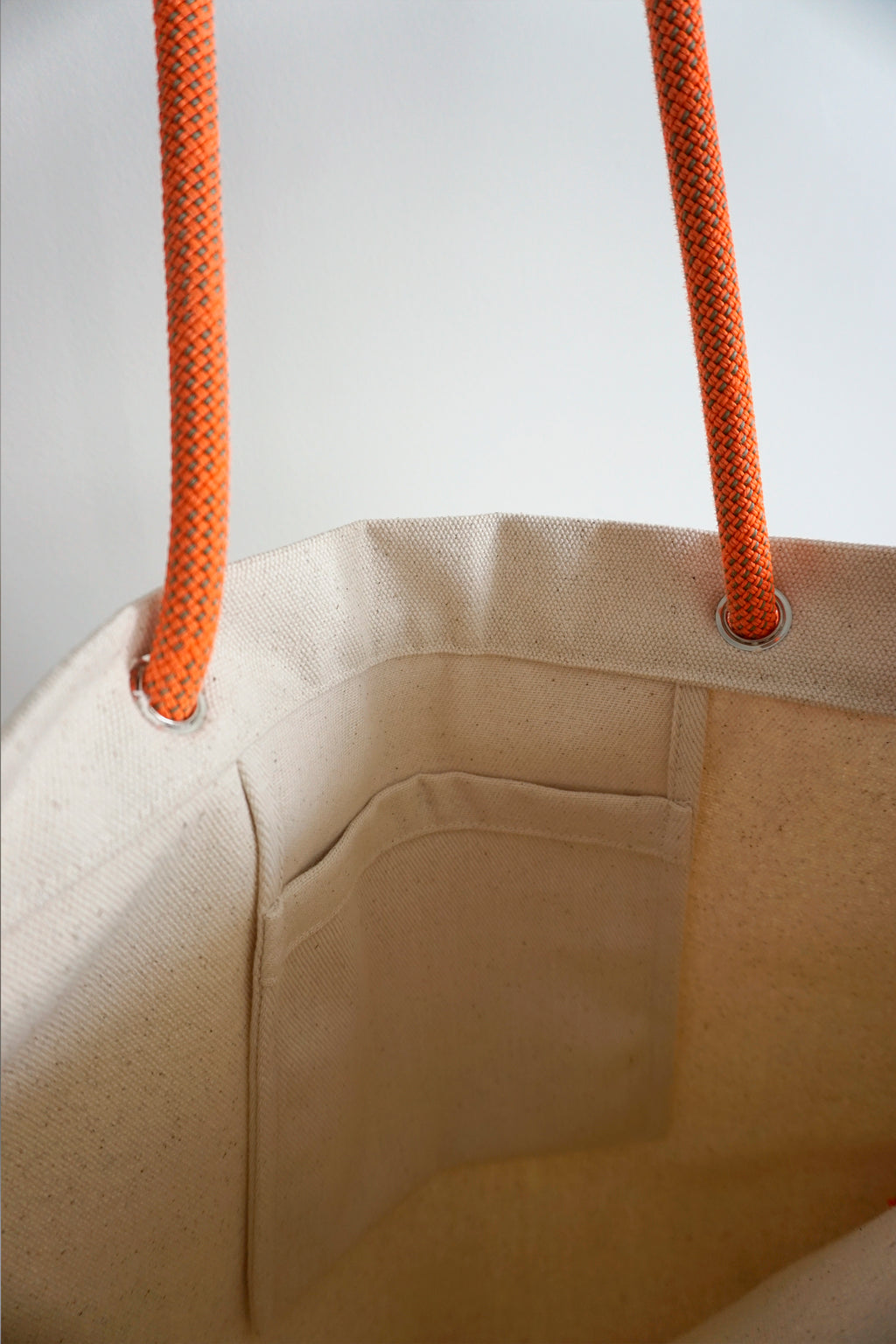 Ayva Tote - Cream, Various Rope Colours