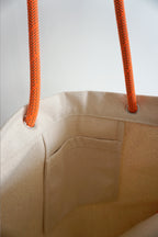 Ayva Tote - Cream, Various Rope Colours