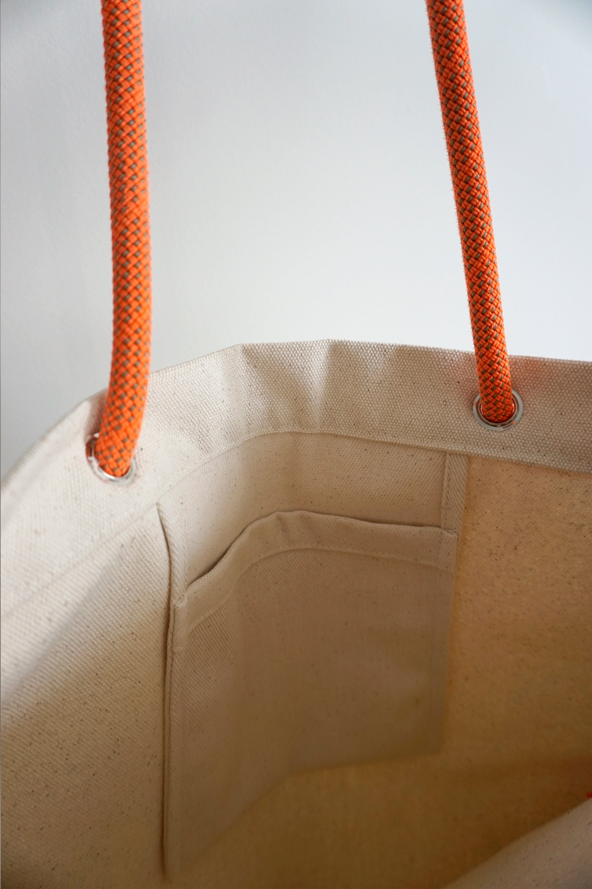 Ayva Tote - Cream, Various Rope Colours
