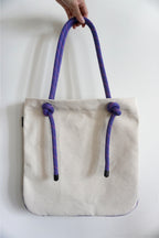 Ayva Tote - Cream, Various Rope Colours