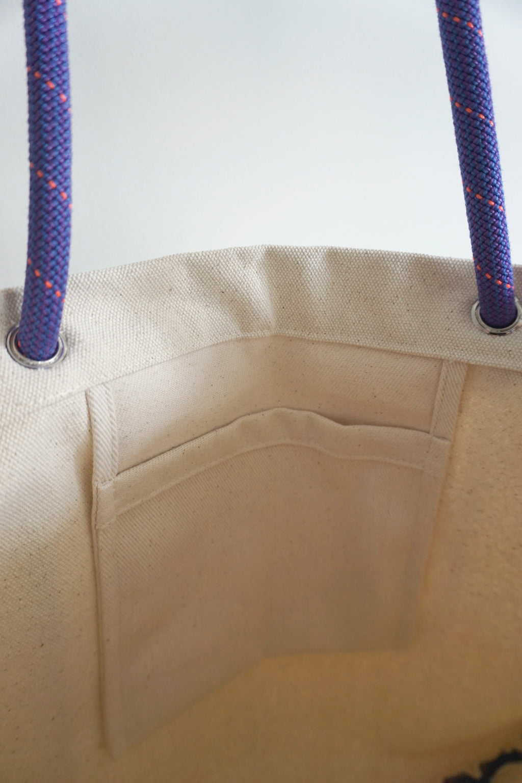 Ayva Tote - Cream, Various Rope Colours