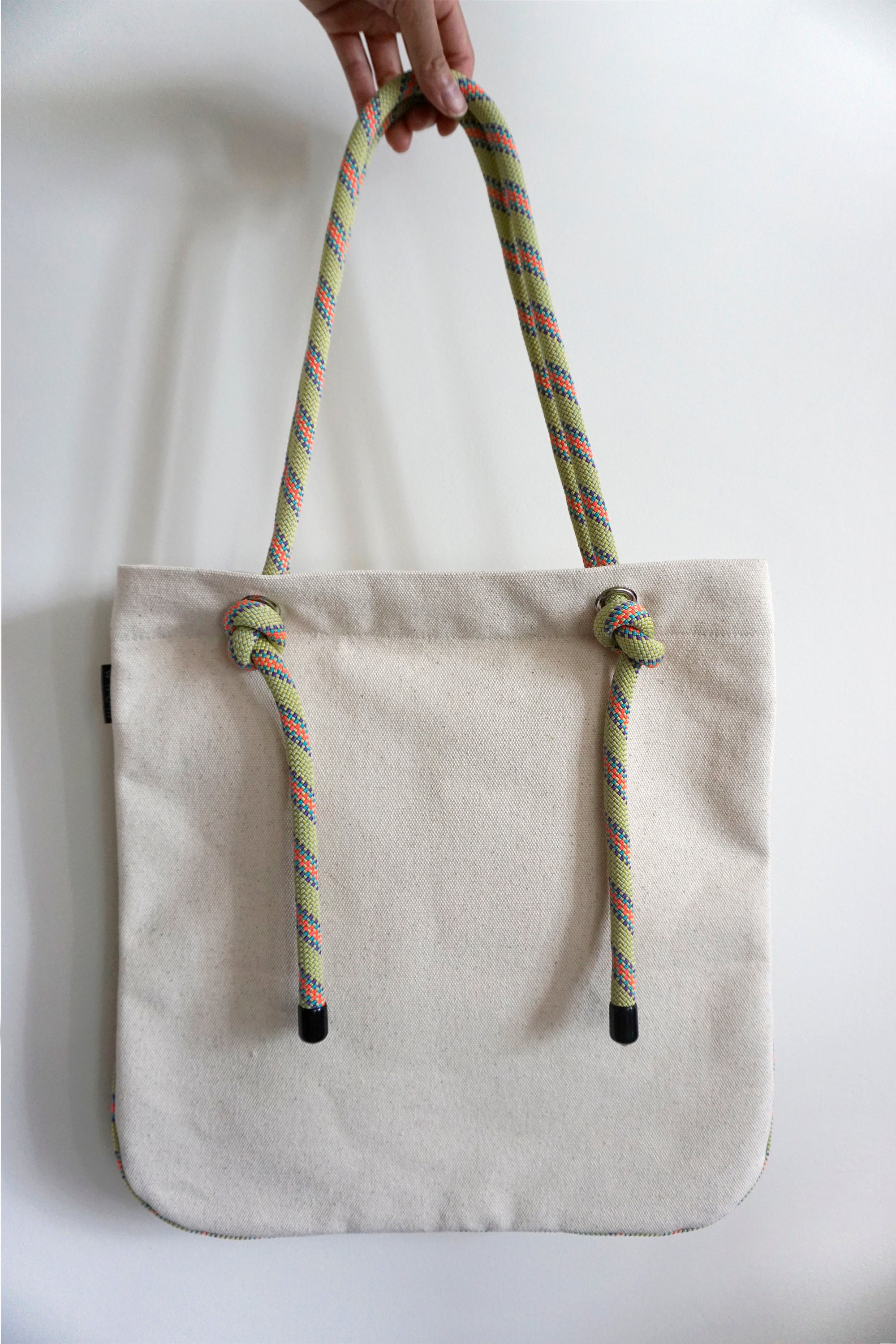 Ayva Tote - Cream, Various Rope Colours