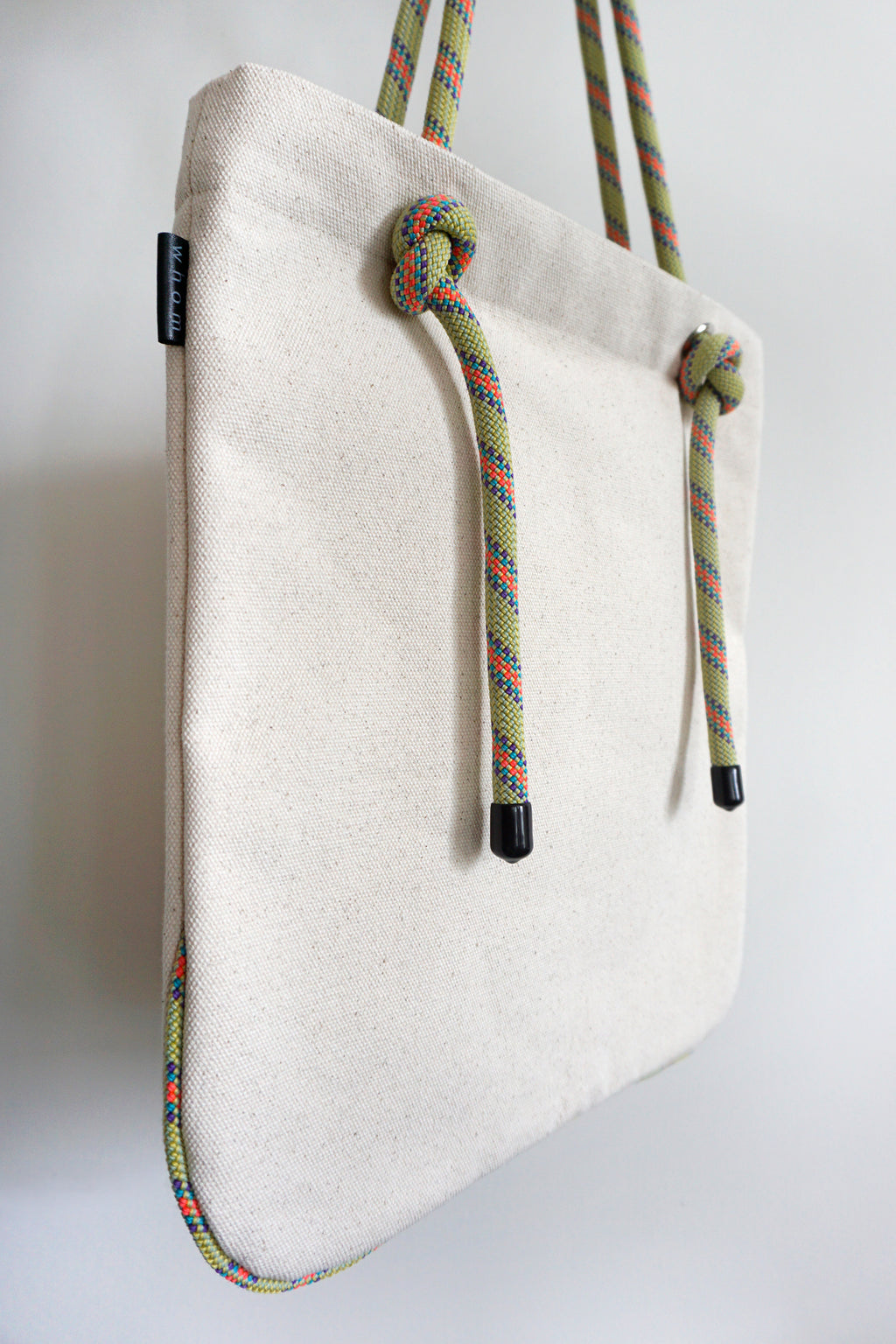 Ayva Tote - Cream, Various Rope Colours