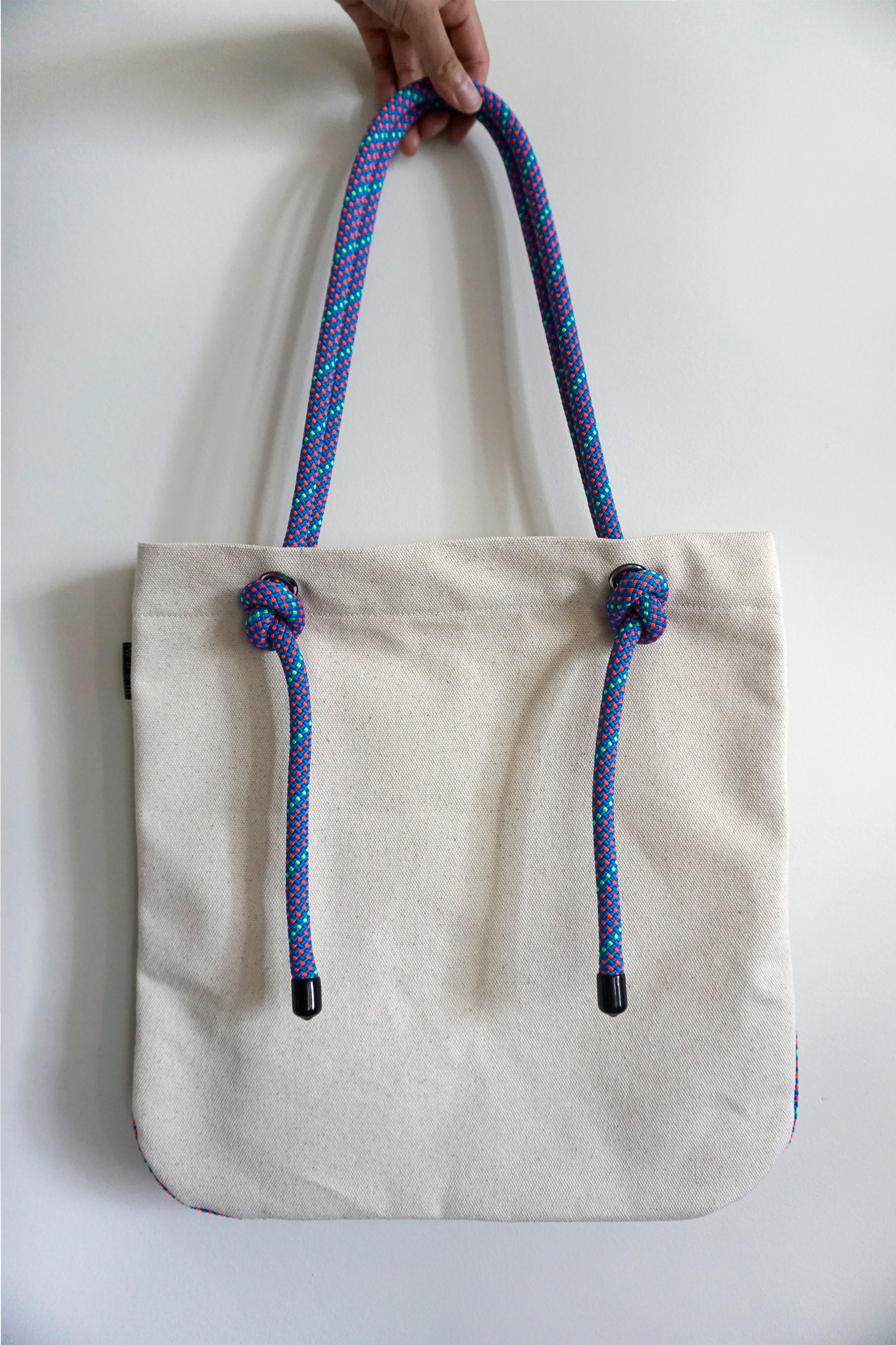 Ayva Tote - Cream, Various Rope Colours