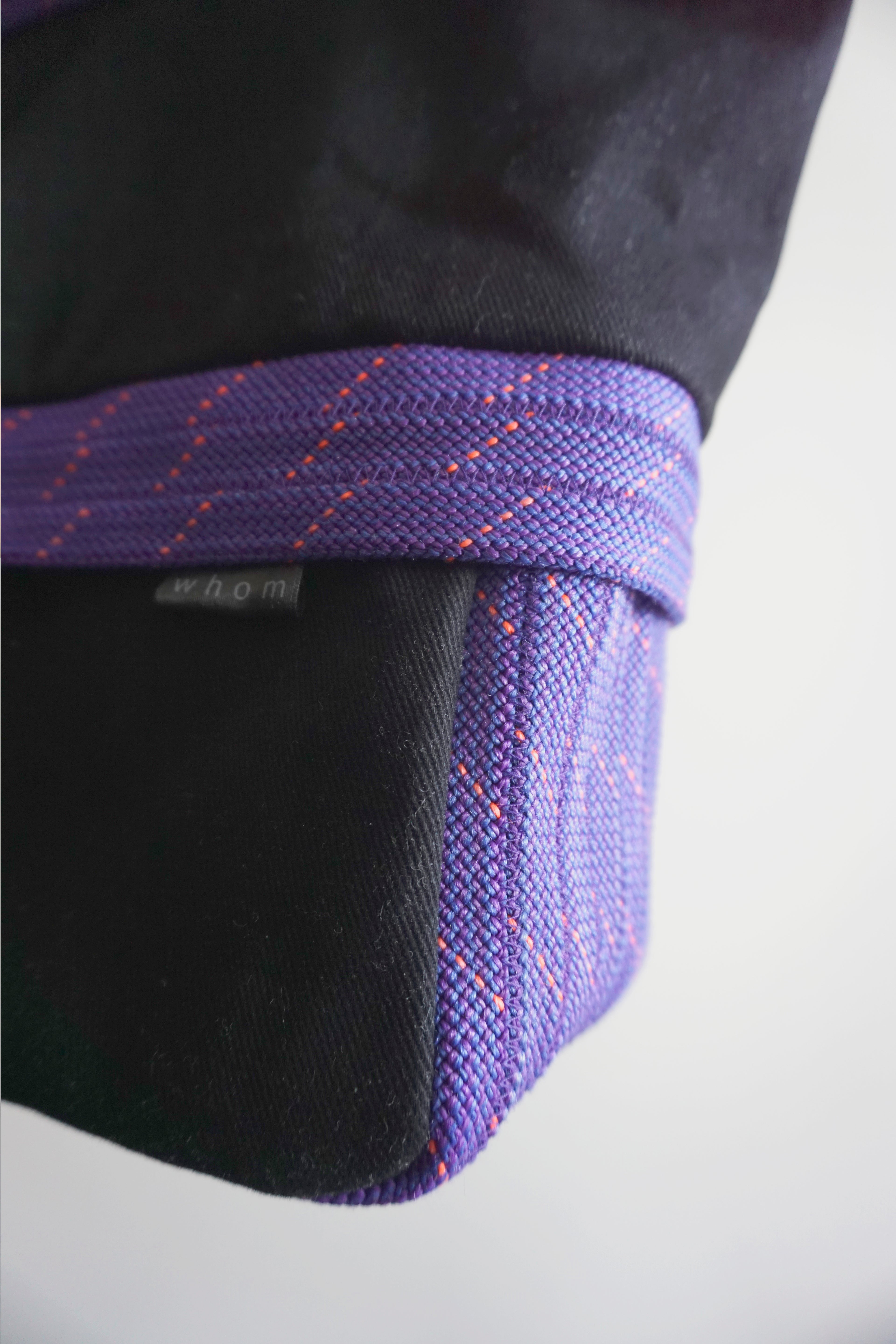 Kai Chalk Bucket - Black and Purple