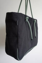 Kase Tote - Black Green
