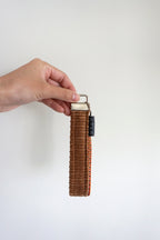 Arya Wristlet Keychain - Light Brown