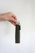 Arya Wristlet Keychain - Dark Green