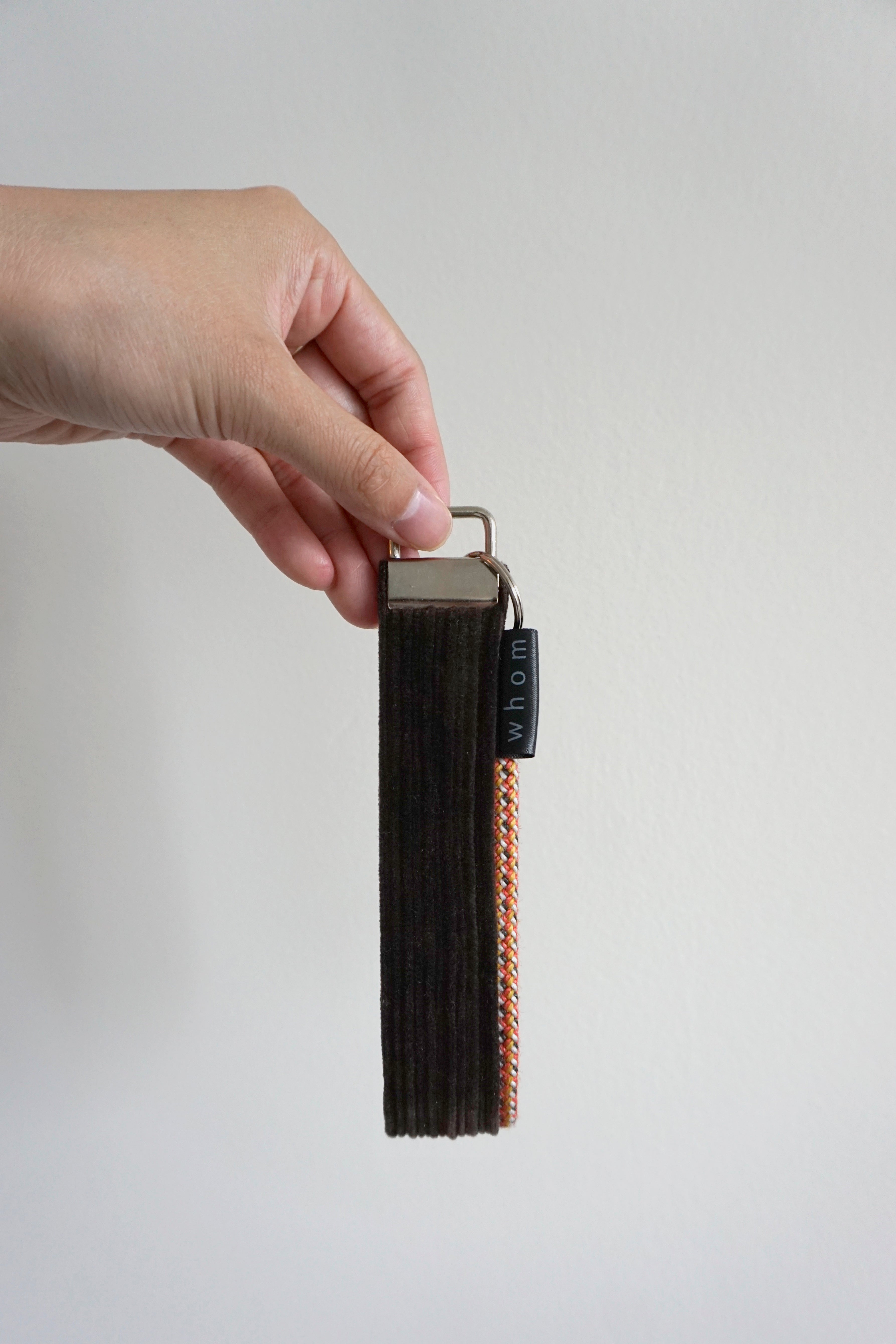 Arya Wristlet Keychain - Dark Brown