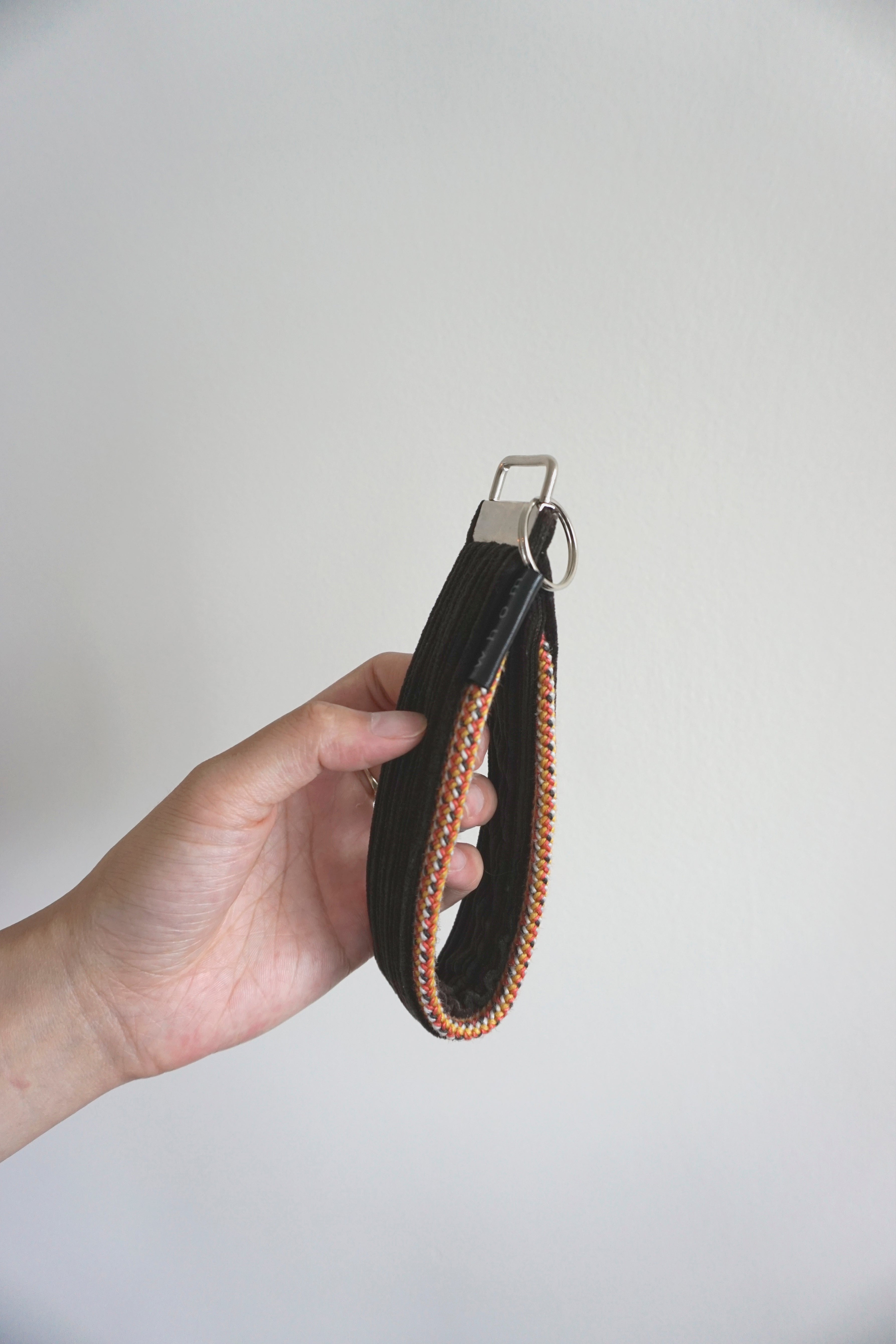 Arya Wristlet Keychain - Dark Brown