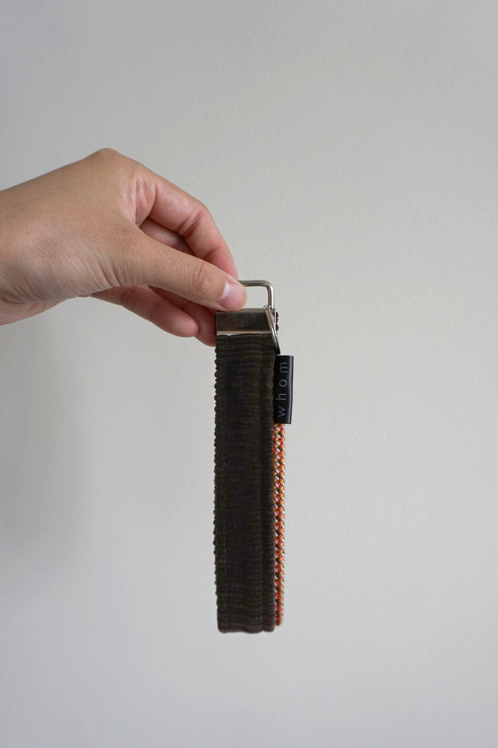 Arya Wristlet Keychain - Dark Brown